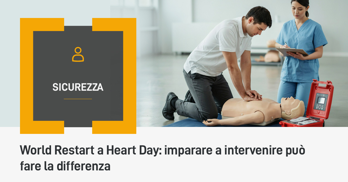 World Restart a Heart Day: imparare a intervenire può fare la differenza